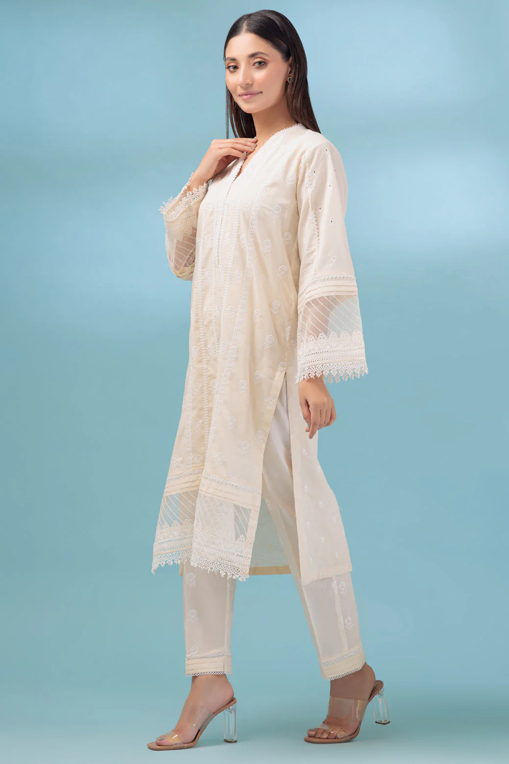 WHITE-CAMBRIC-2 PIECE (SSS232P24) - Image 3