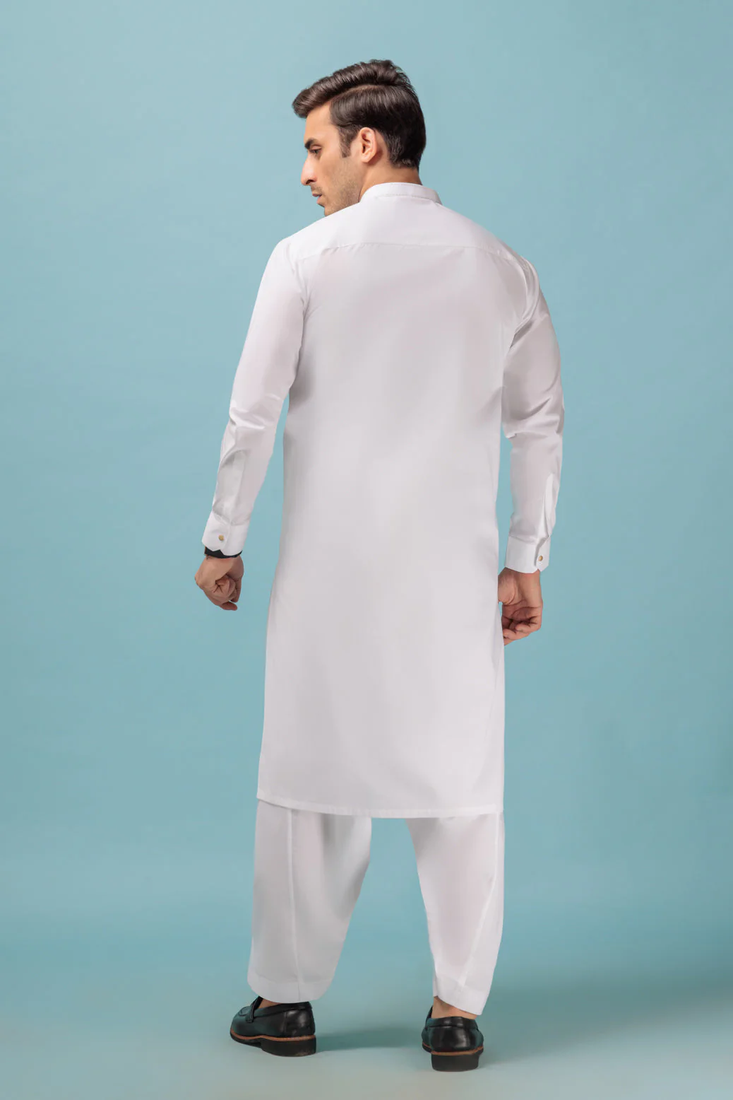 WHITE-COTTON-KURTA SHALWAR - (KSRW23-005) - Image 5