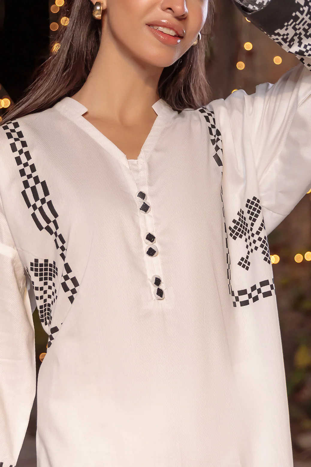 WHITE-DOBBY-2 PIECE (BS7242P09) - Image 4