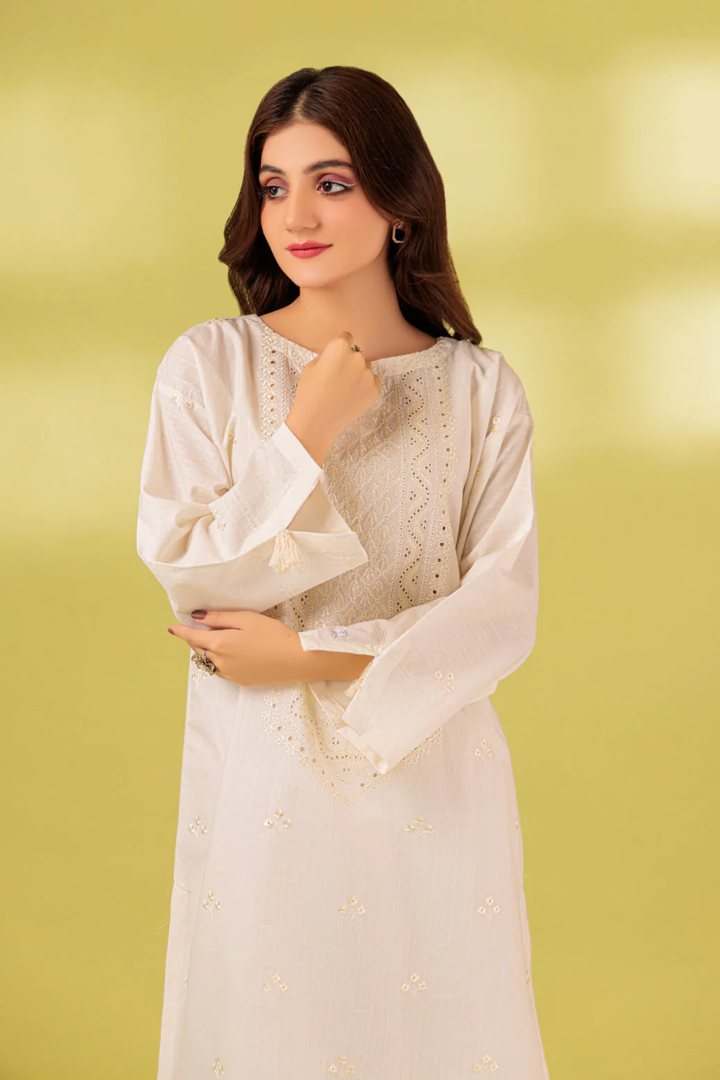 WHITE-JACQUARD-1 PIECE (SSS231P03) - Image 3