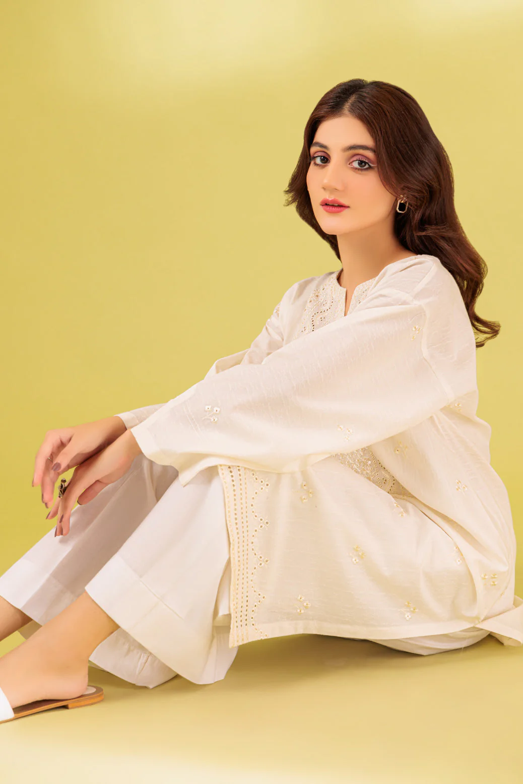 WHITE-JACQUARD-1 PIECE (SSS231P03) - Image 4