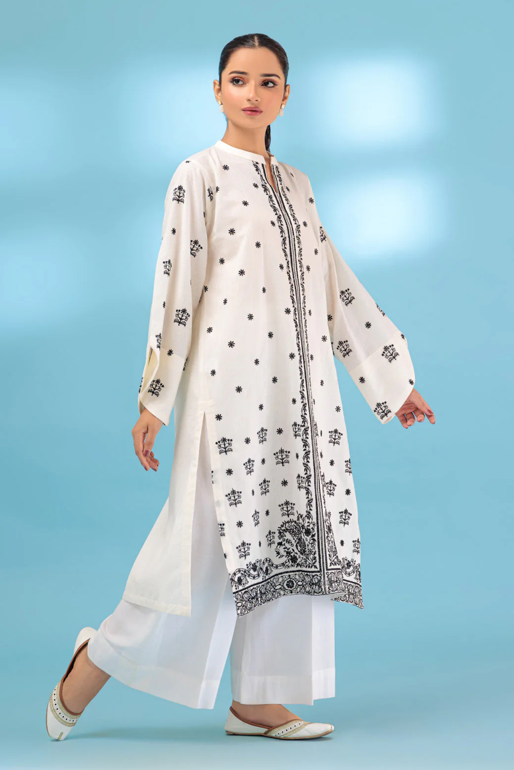 WHITE-JACQUARD-1 PIECE (SSS231P20) - Image 2