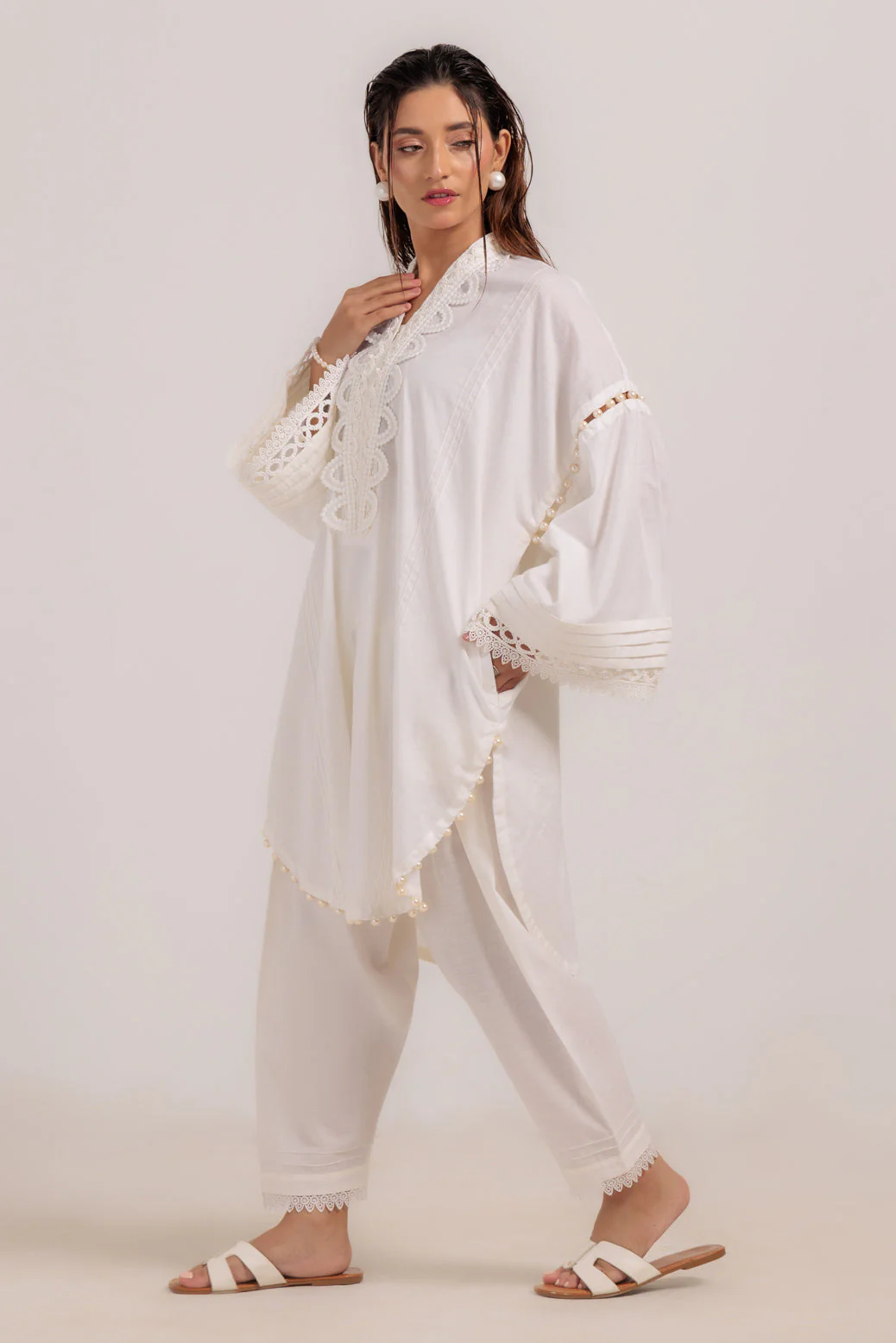 WHITE-JACQUARD-2 PIECE (BS7242P34) - Image 2
