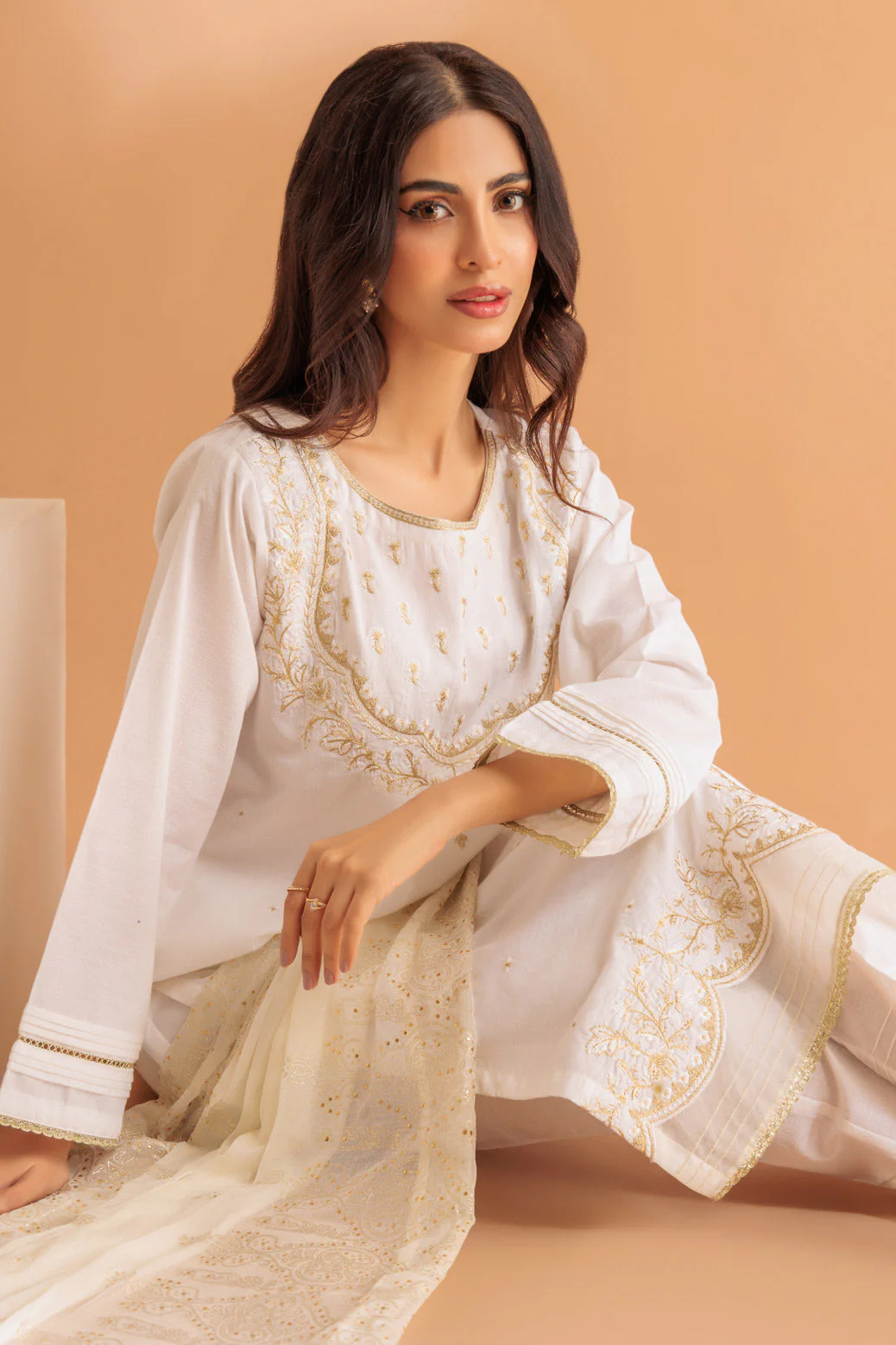WHITE-JACQUARD-3 PIECE (SS5243P27) - Image 3