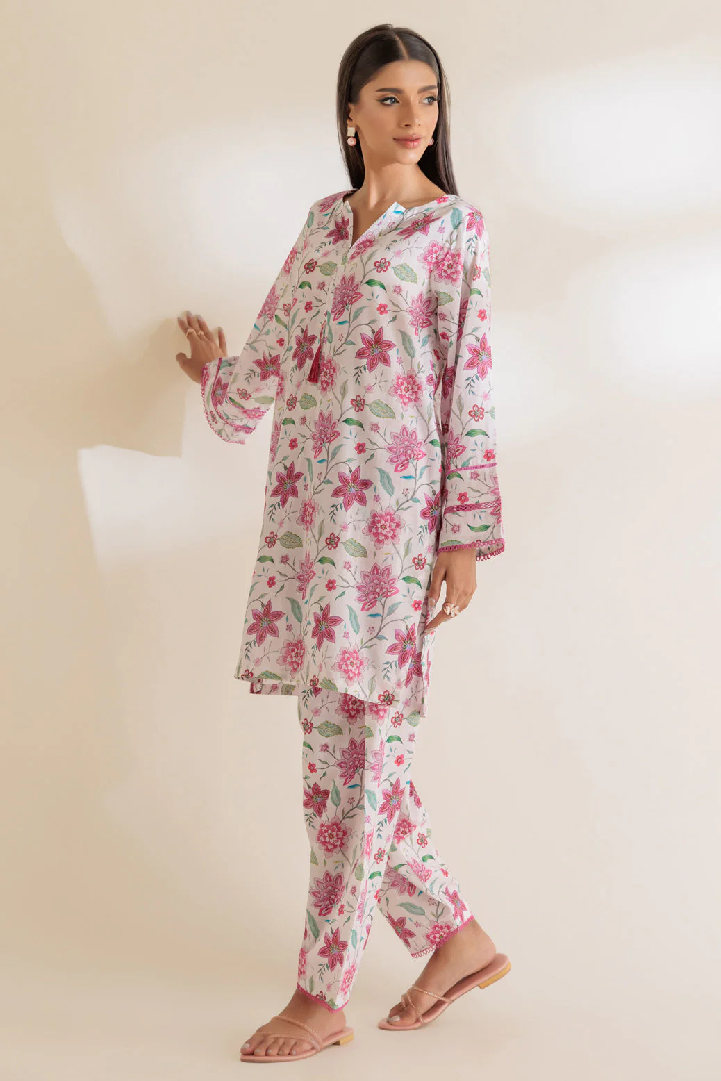 WHITE-LAWN-2 PIECE (6S24B2P032) - Image 2