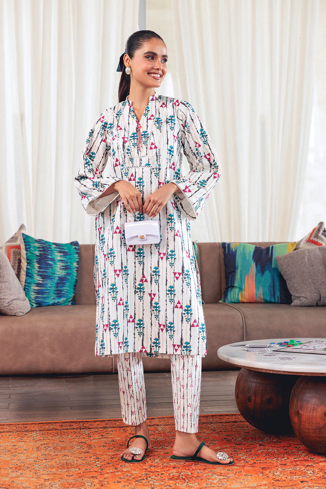 WHITE-LAWN-2 PIECE (BPS1242P17) - Image 5