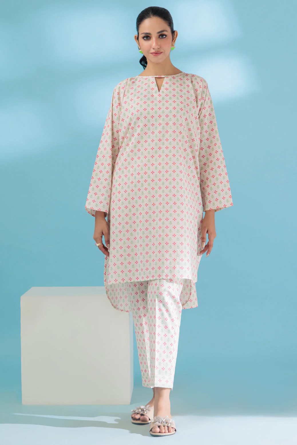 WHITE-LAWN-2 PIECE (SRLS232P62) - Image 4