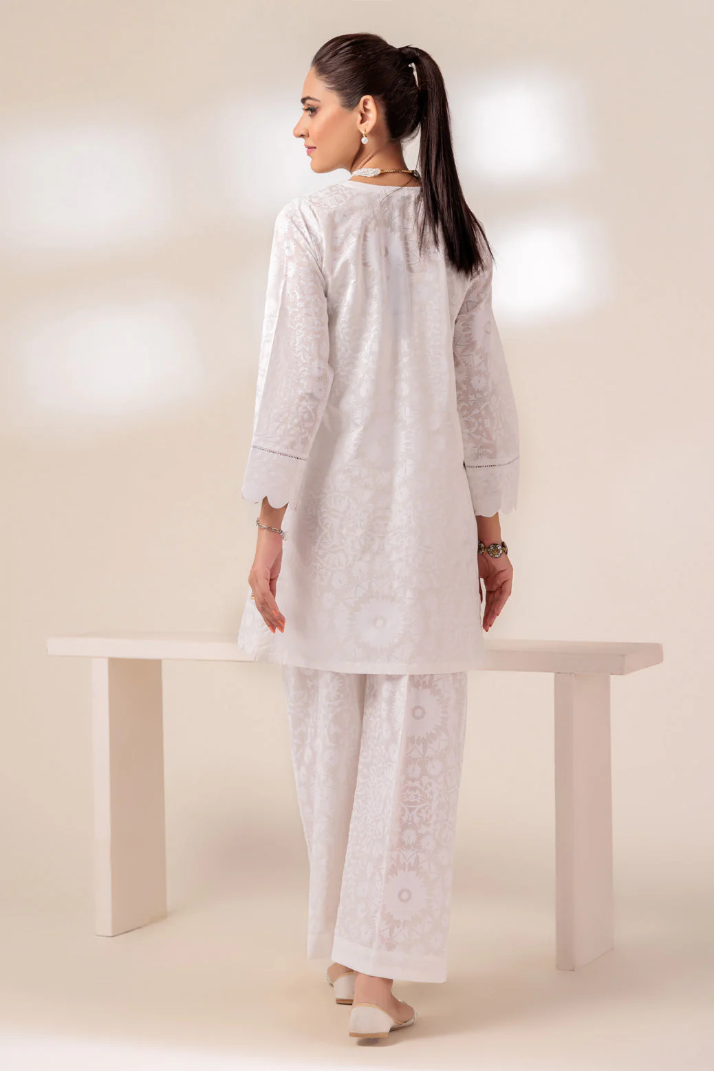 WHITE-LAWN-2 PIECE (SRS232P34) - Image 4