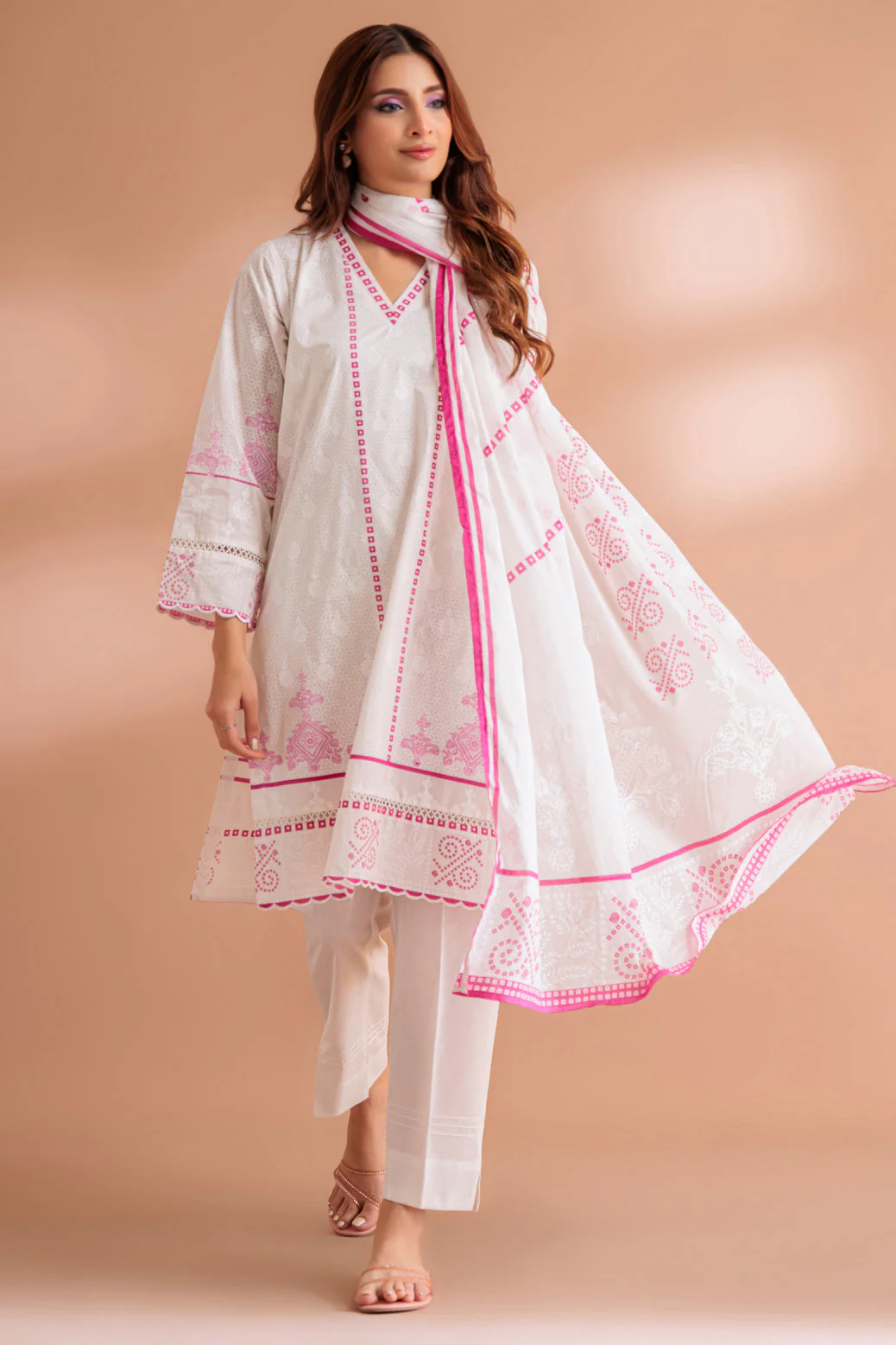 WHITE-LAWN-3 PIECE (BSRS233P03) - Image 3
