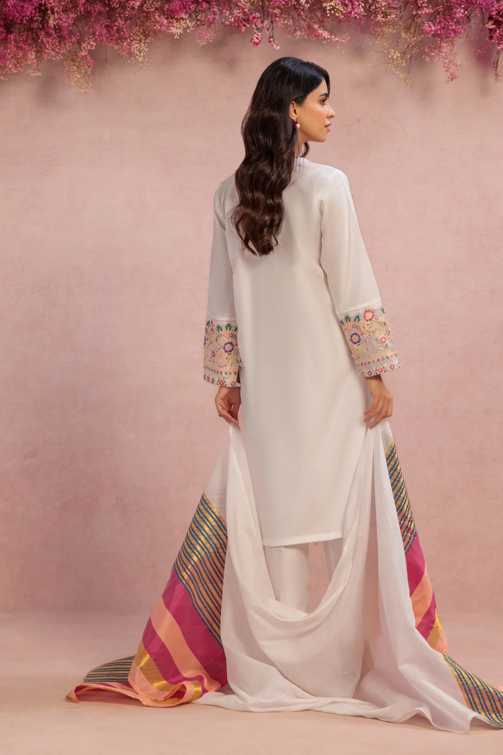 WHITE-RAW SILK-3 PIECE (BPS2243P01) - Image 5