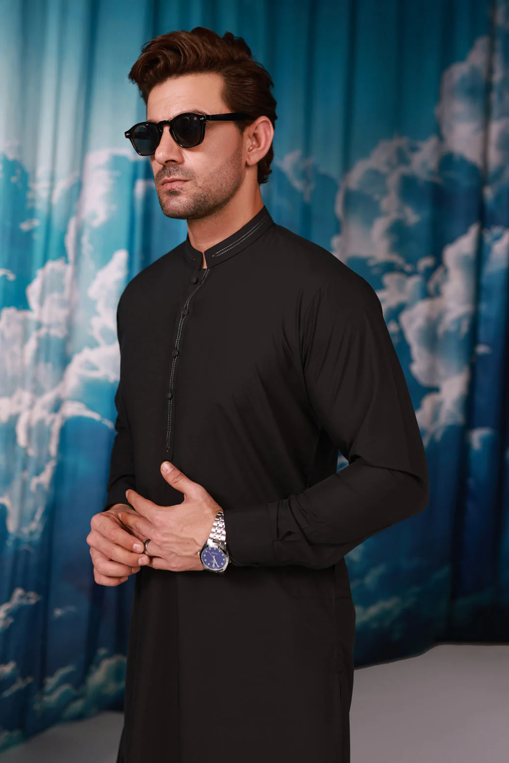 WINE-BLENDED-KURTA TROUSER - (KSW24-005) - Image 3