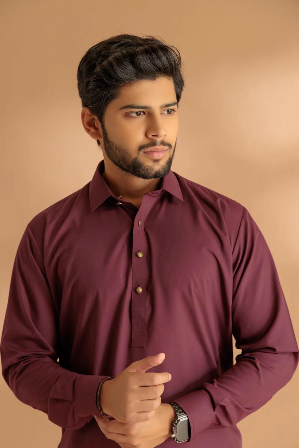 WINE-BLENDED-SHALWAR SUIT - (GSSS24-021) - Image 4