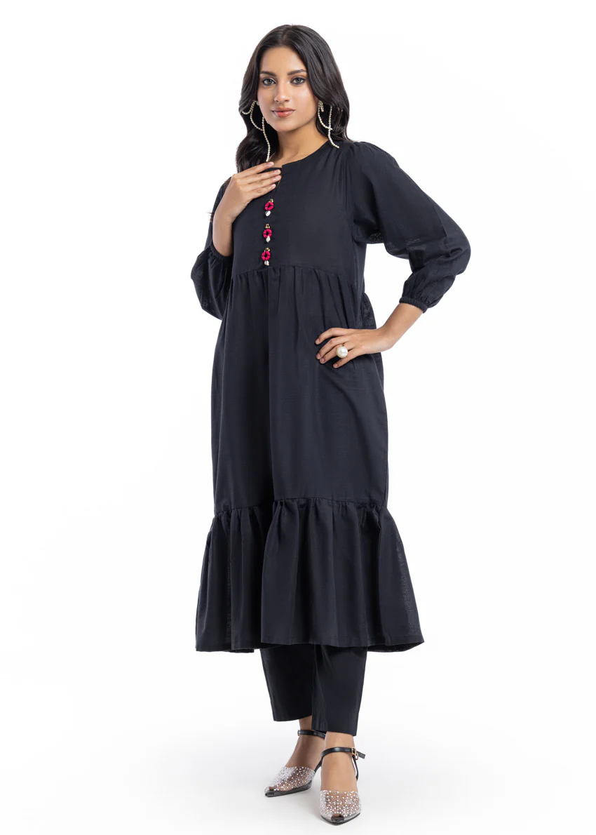 Black-Khaddar-1 Piece (WP1PPBW25HR10N10) - Image 4