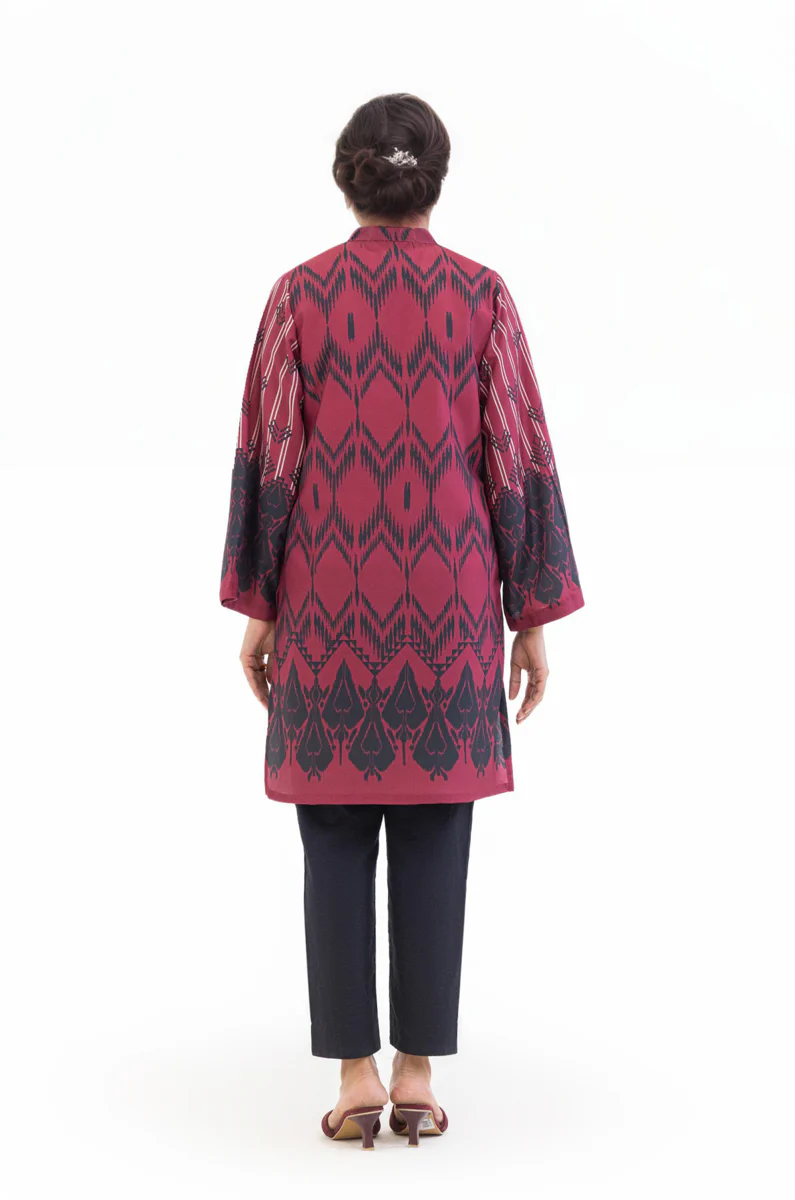 Maroon-Poly-Dobby-1 Piece (WP1PPBW25HR10N2) - Image 4