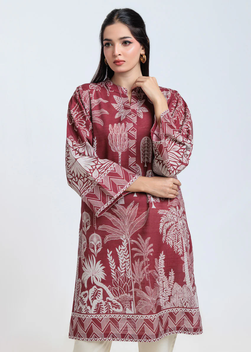 Mahogany-Khaddar-1 Piece (WP1PPBW25HR10N4) - Image 4
