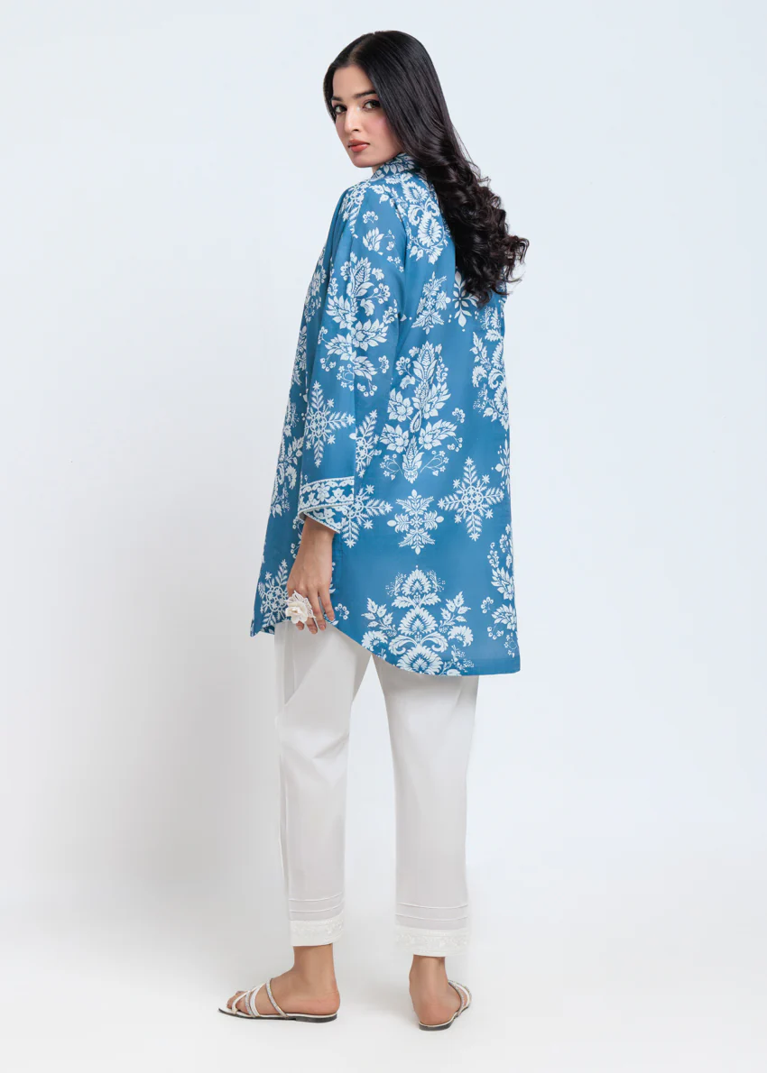 A-Blue-Khaddar-1 Piece (WP1PPBW25HR10N5) - Image 2