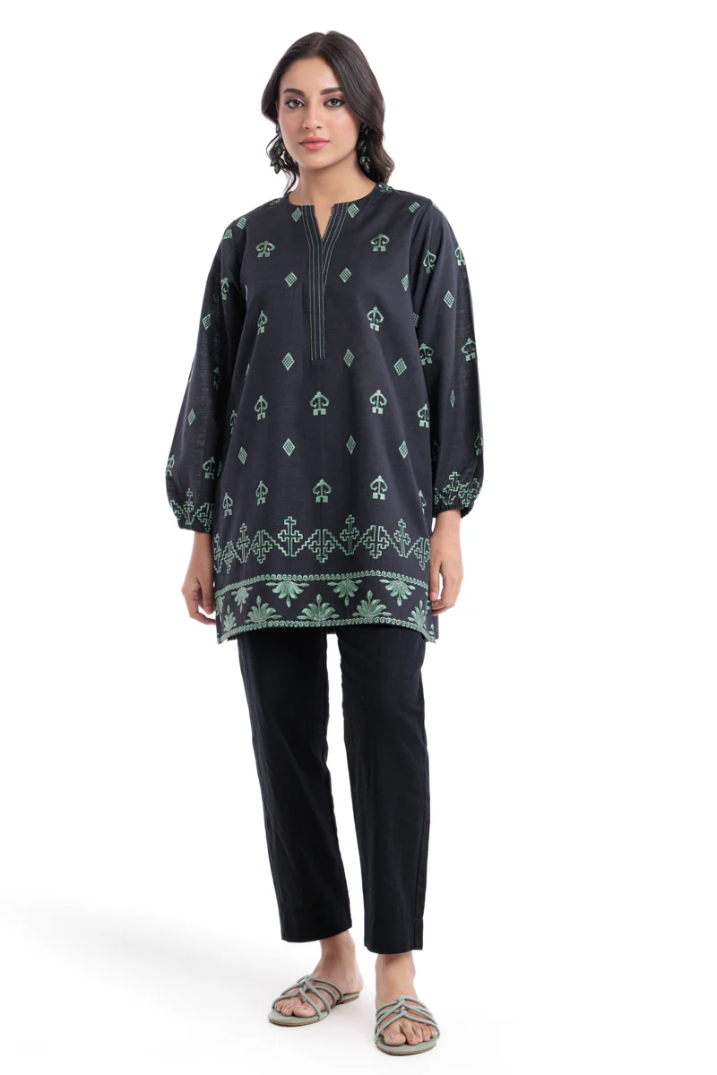 C-Black-Khaddar-1 Piece (WP1PSBW25HR10N10) - Image 2