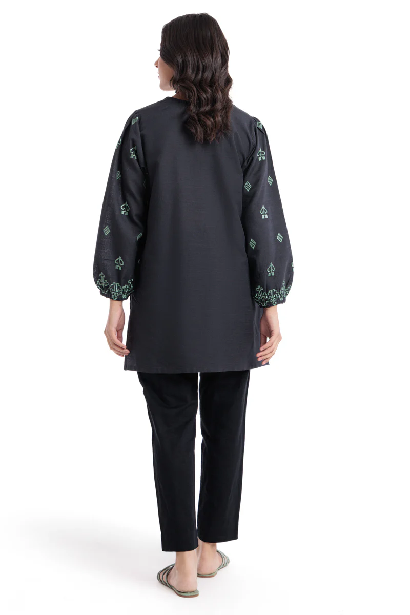 C-Black-Khaddar-1 Piece (WP1PSBW25HR10N10) - Image 6