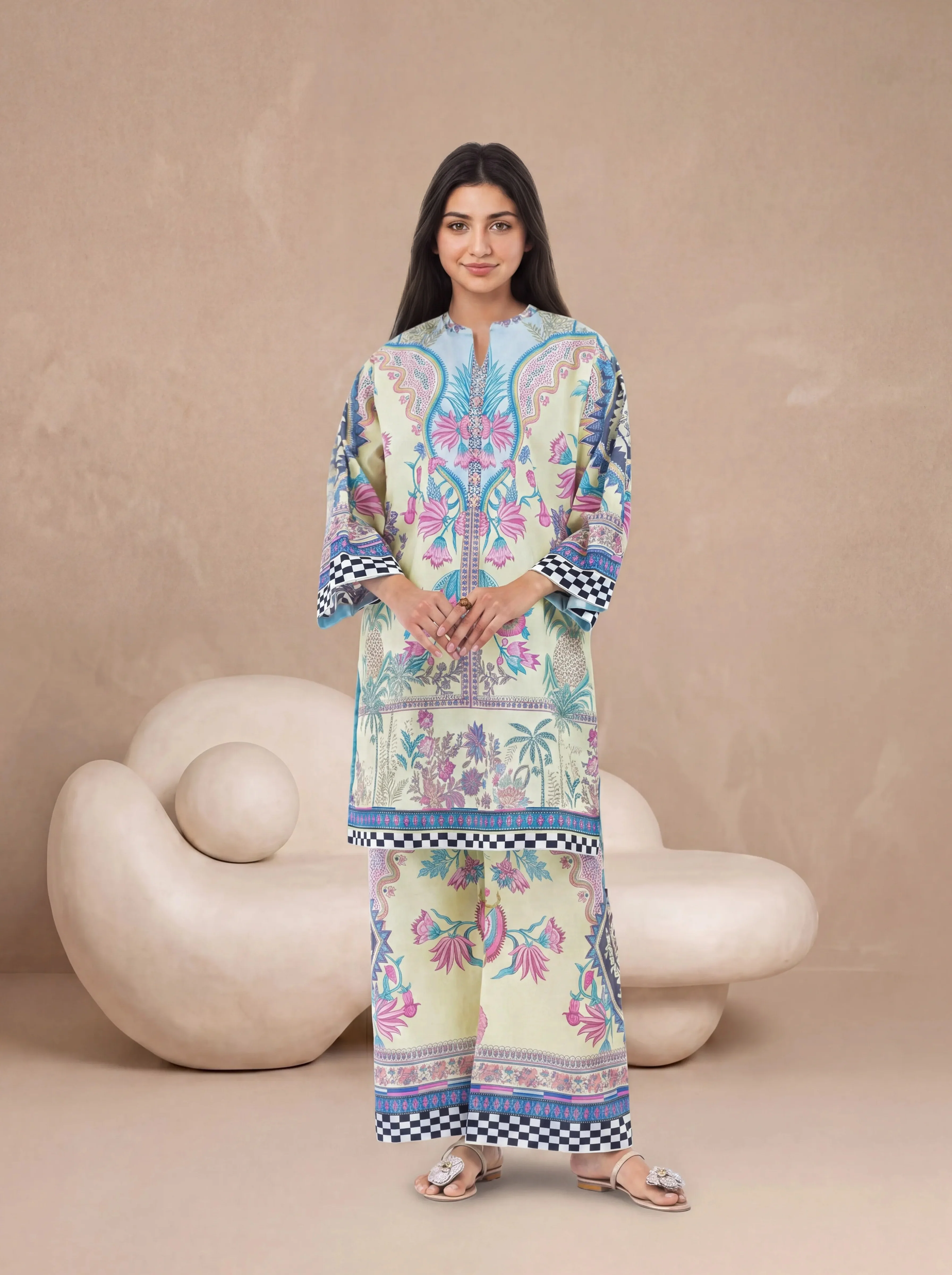Sky-Blue-Lawn-2 Piece (WP2PPBS26HR2M33)