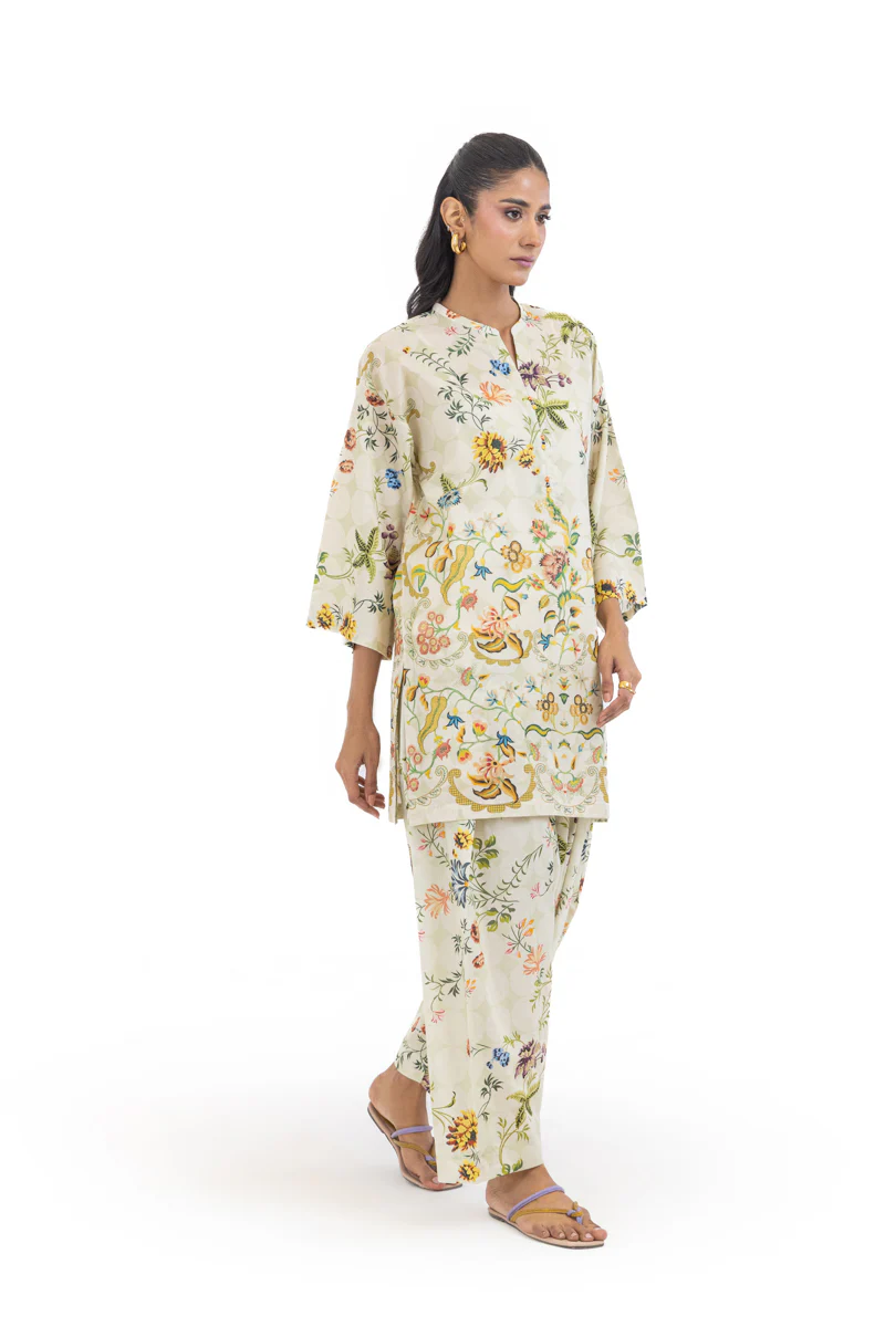 Beige-Lawn-2 Piece (WP2PPBS26HR2M35) - Image 3
