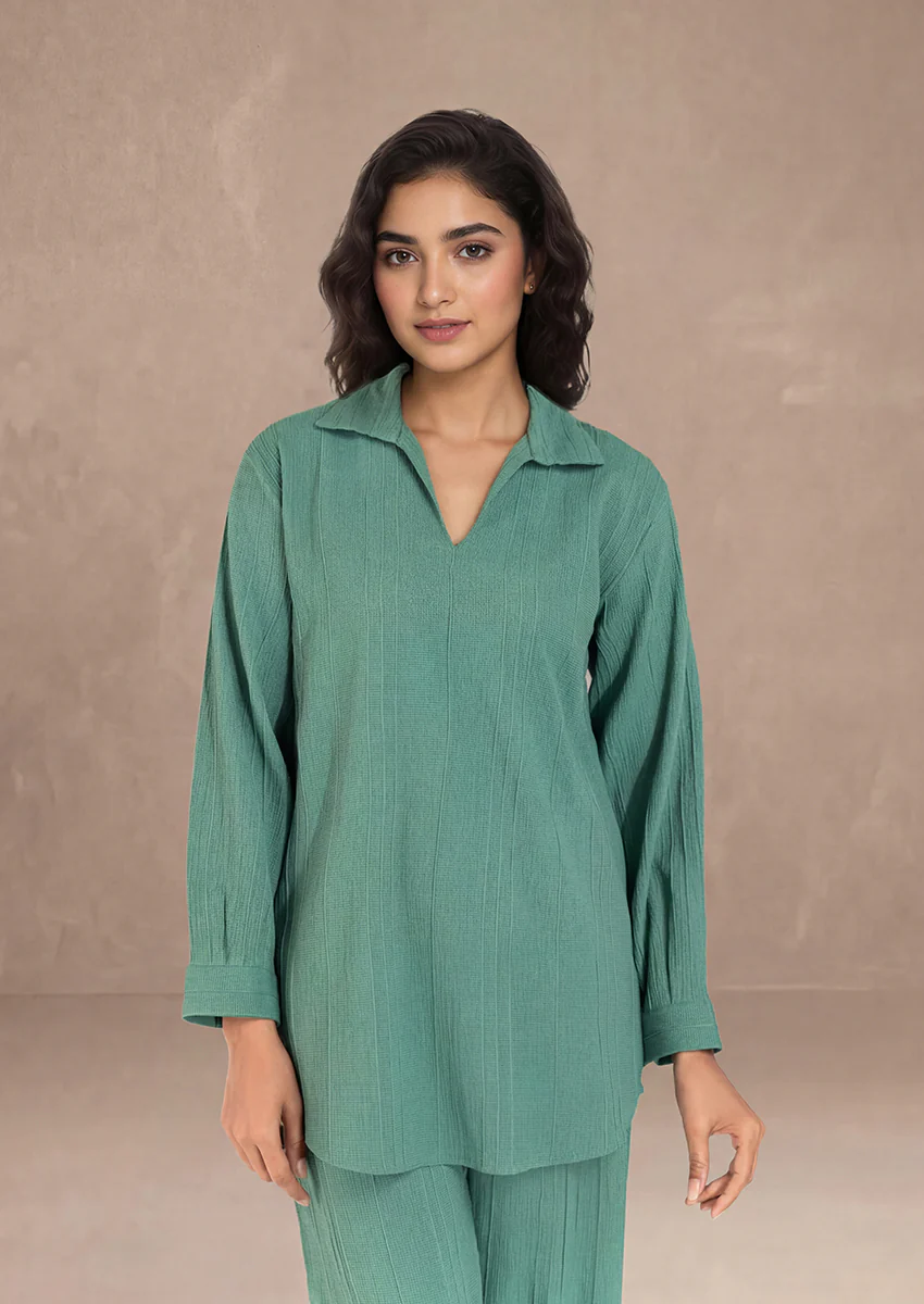 Sage-Flannel-2 Piece (WP2PSBS26HR1F34) - Image 2