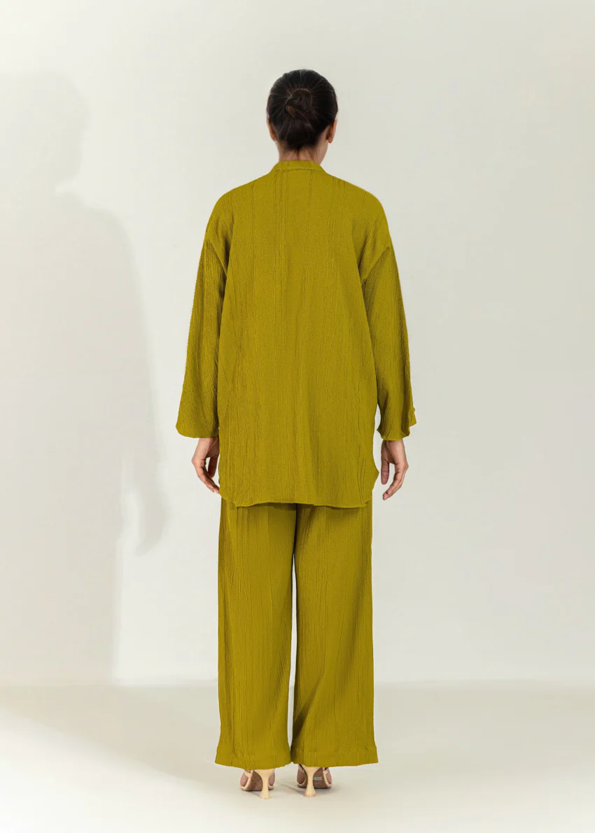 O-Green-Flannel-2 Piece (WP2PSBS26HR1F35) - Image 2