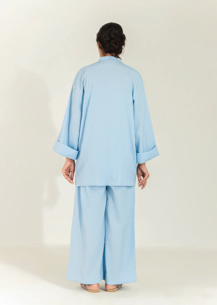 L-Blue-Flannel-2 Piece (WP2PSBS26HR1F36) - Image 2