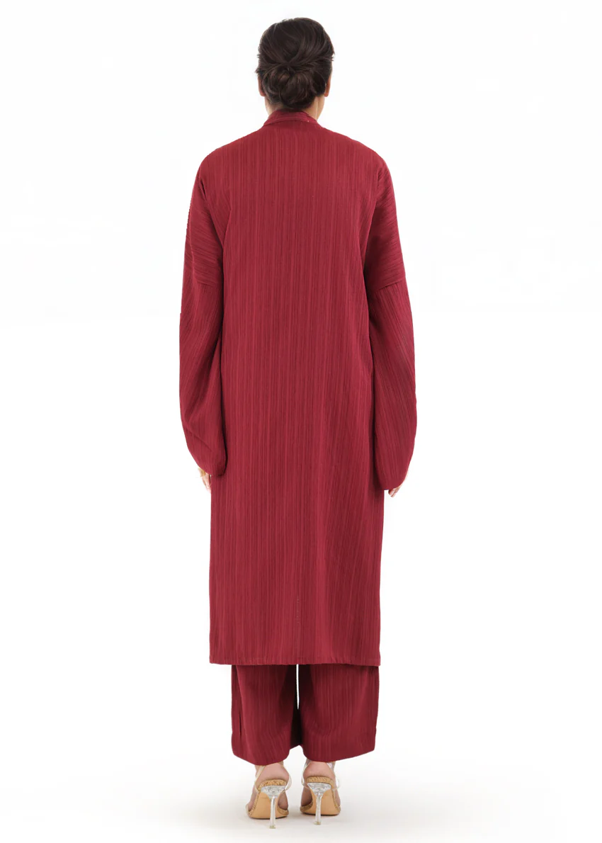 Maroon-Flannel-2 Piece (WP2PSBS26HR1F37) - Image 2