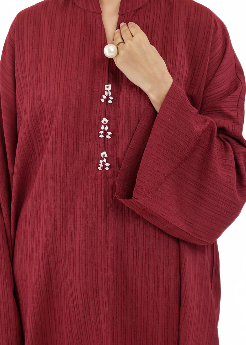Maroon-Flannel-2 Piece (WP2PSBS26HR1F37) - Image 4