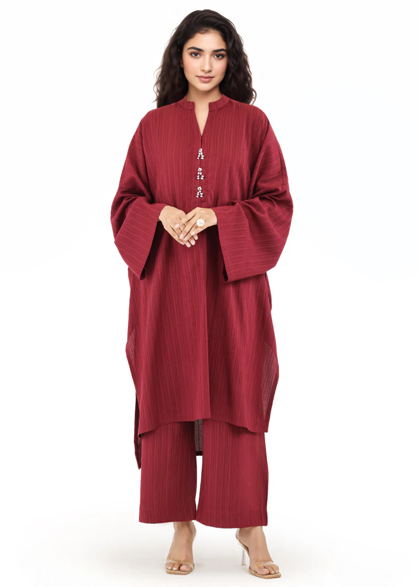 Maroon-Flannel-2 Piece (WP2PSBS26HR1F37) - Image 6