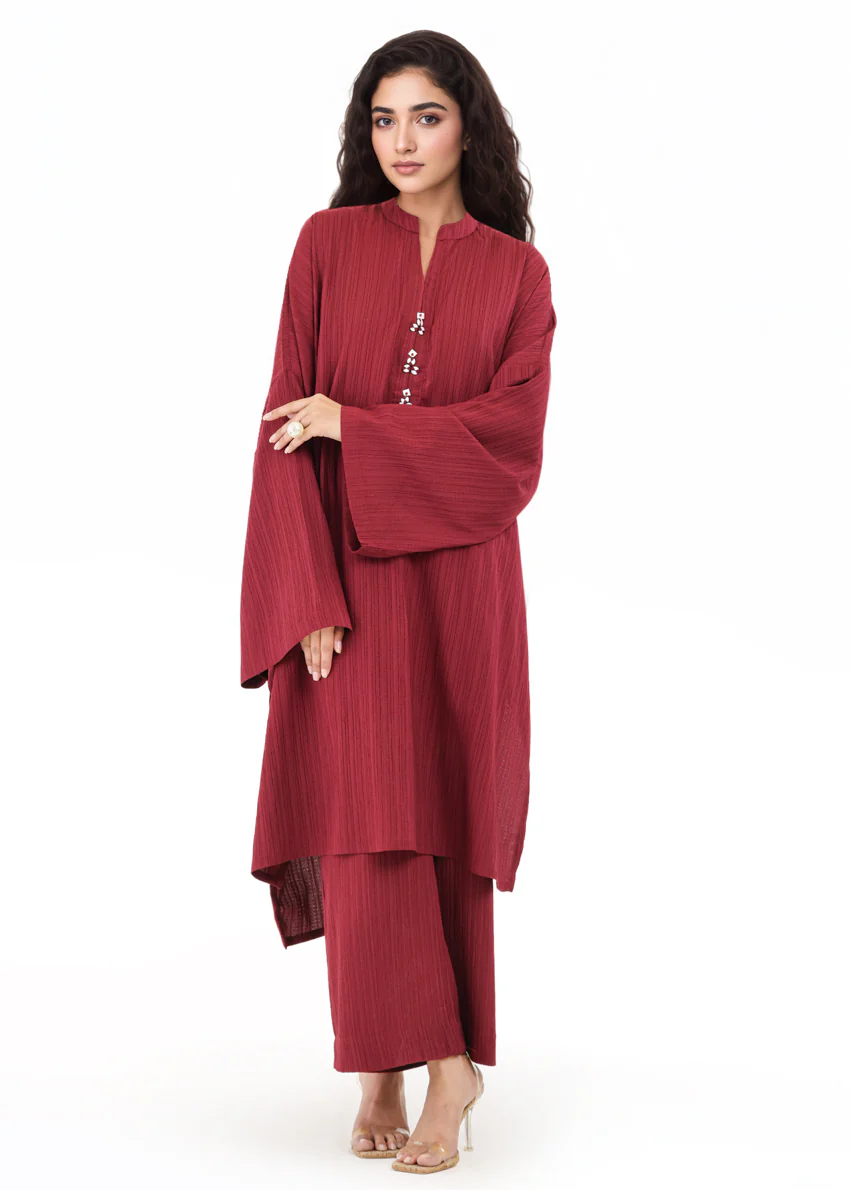 Maroon-Flannel-2 Piece (WP2PSBS26HR1F37) - Image 7