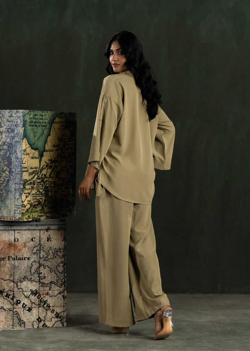 Olive-Flannel-2 Piece (WP2PSBS26HR1F39) - Image 2