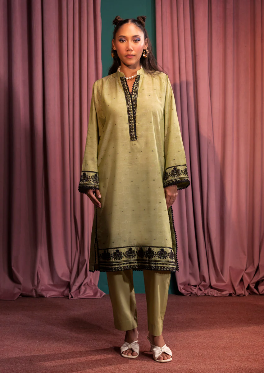 S-Green-Jacquard-1 Piece (WP2PSFS251SA3)