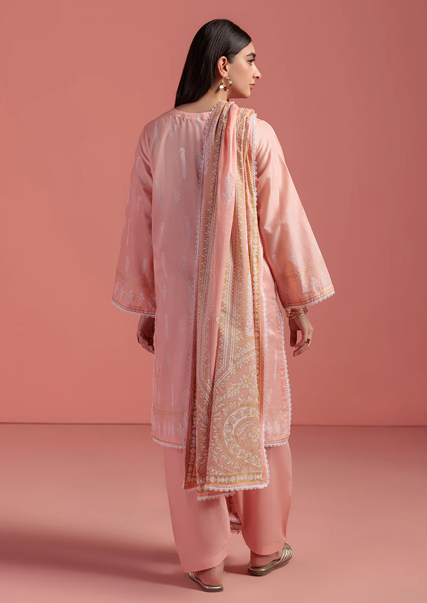 B-Pink-Lawn - 3 Piece (WP325ZA11) - Image 2