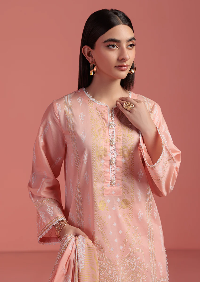 B-Pink-Lawn - 3 Piece (WP325ZA11) - Image 3
