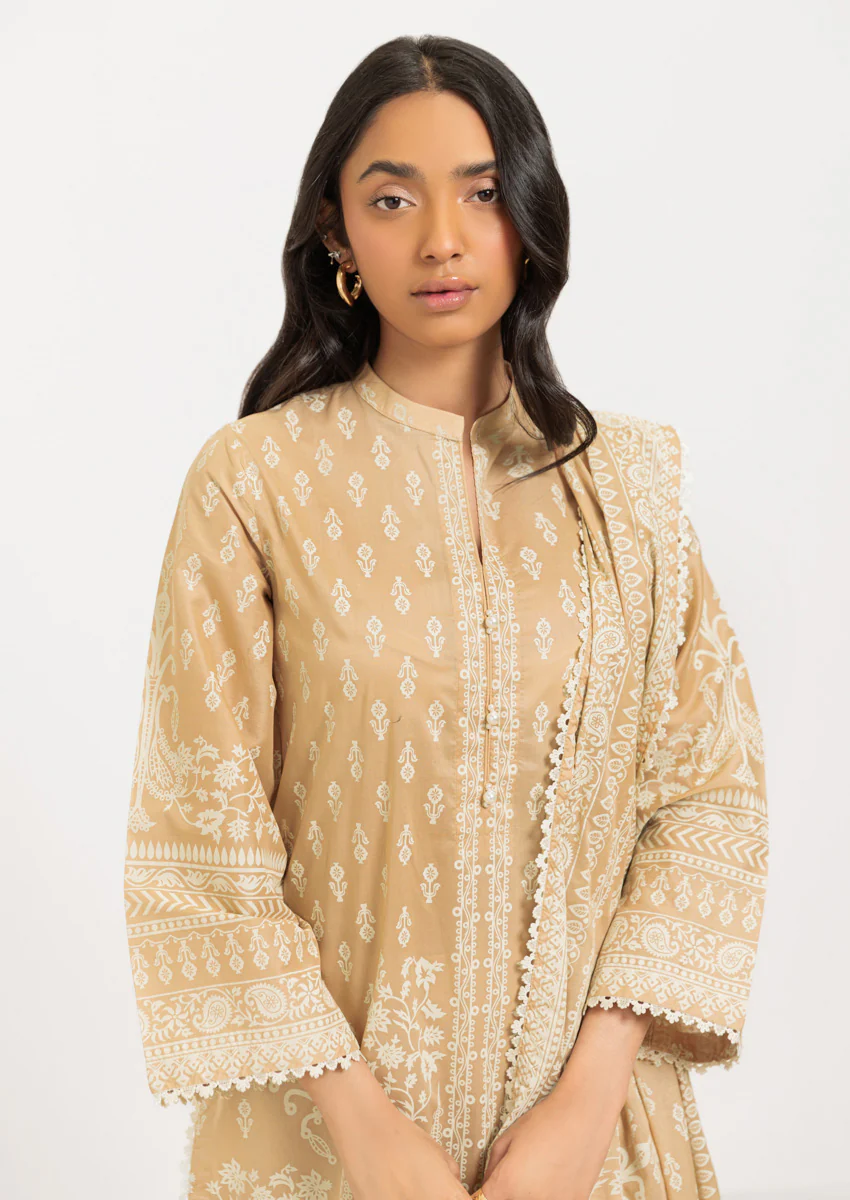 Beige-Lawn - 3 Piece (WP325ZA13) - Image 5