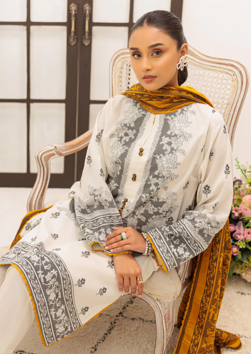 White-Jacquard-3 Piece (WP3PDSS25ZA3) - Image 4