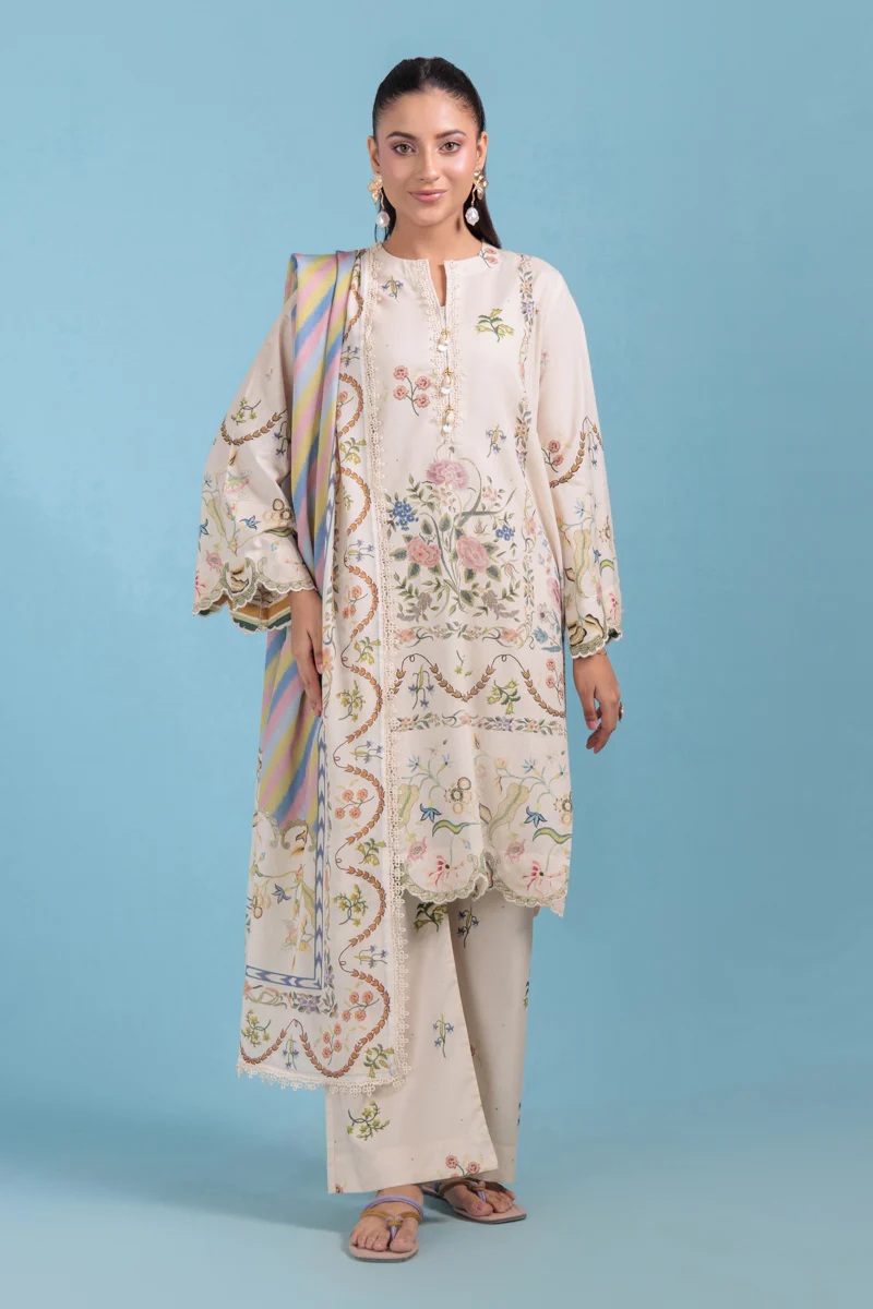 Cream-Cambric-3 Piece (WP3PPBS25B7A38)