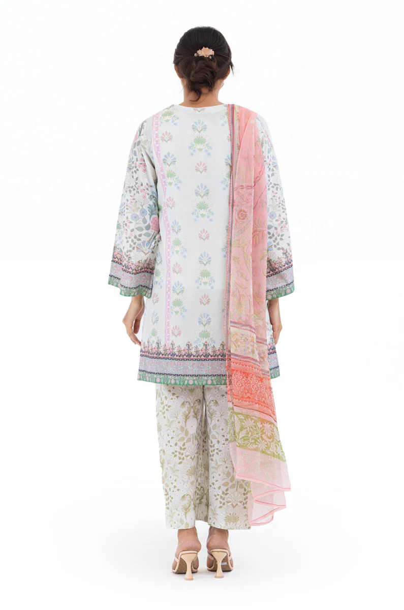 Beige-Lawn-3 Piece (WP3PPBS26B1F43) - Image 2