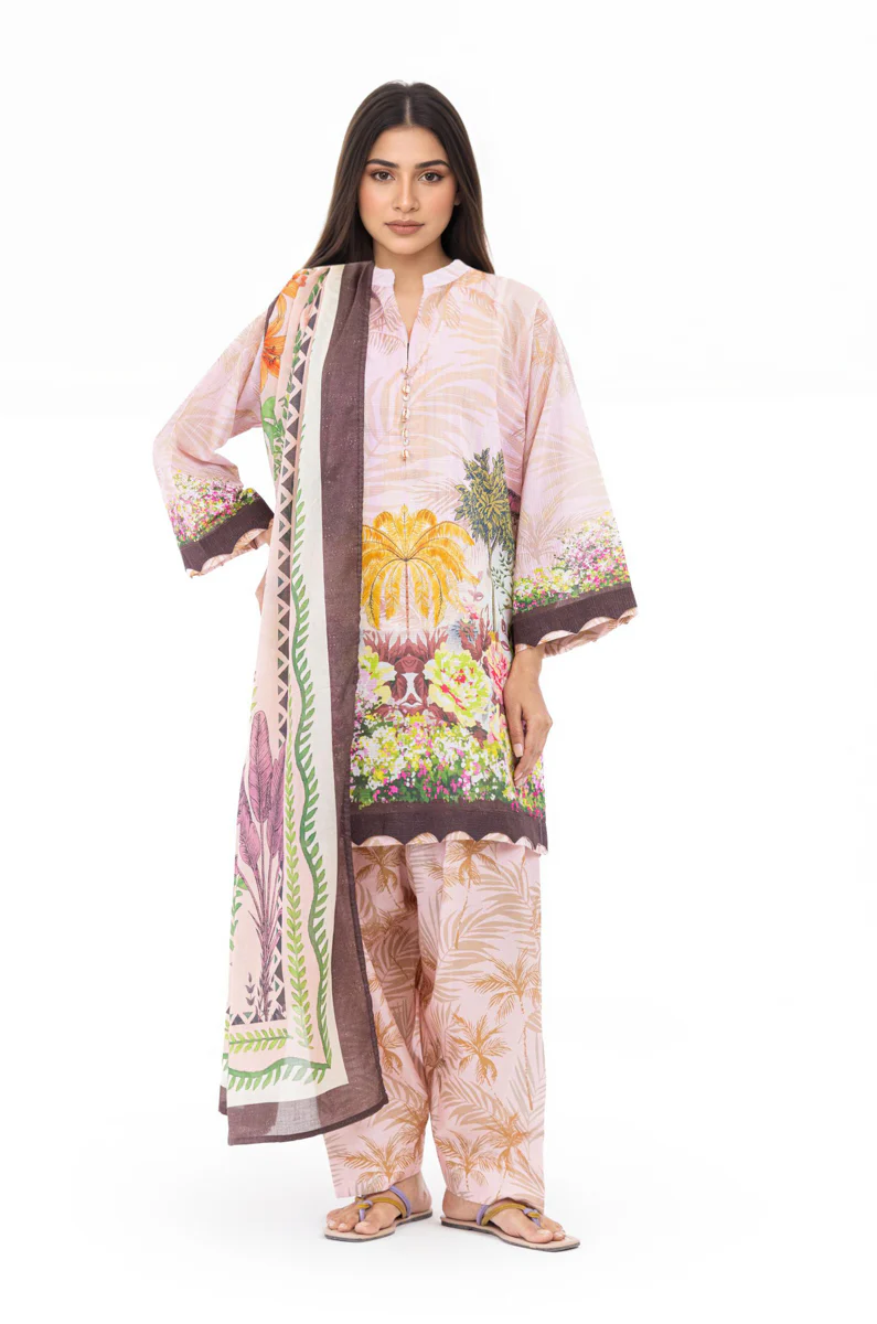 Pink-Slub-Lawn-3 Piece (WP3PPBS26B1F51) - Image 10