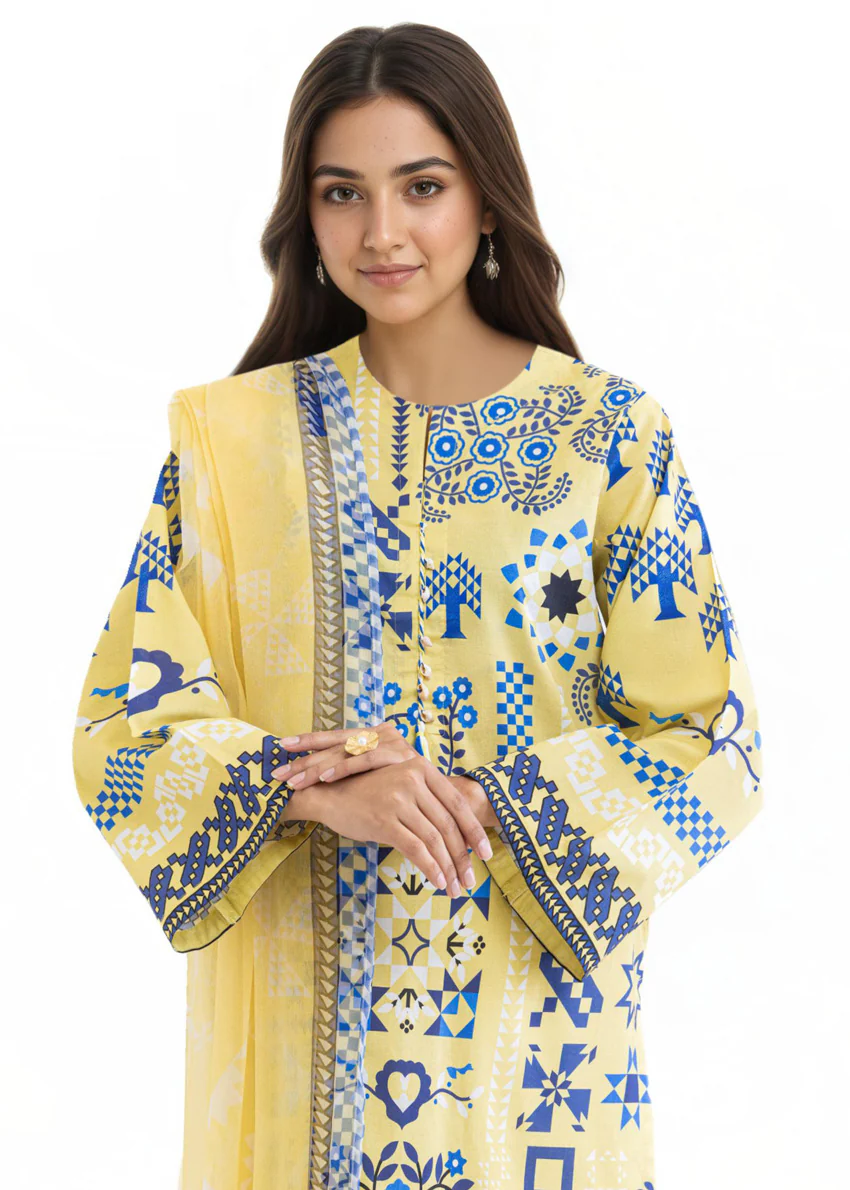 Butter-Lawn-3 Piece (WP3PPBS26B2M46) - Image 7