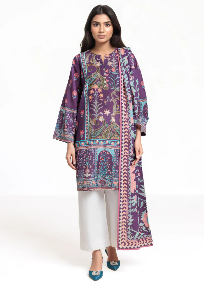 Indigo-Khaddar-2 Piece (WP3PPBW252B10N3) - Image 3