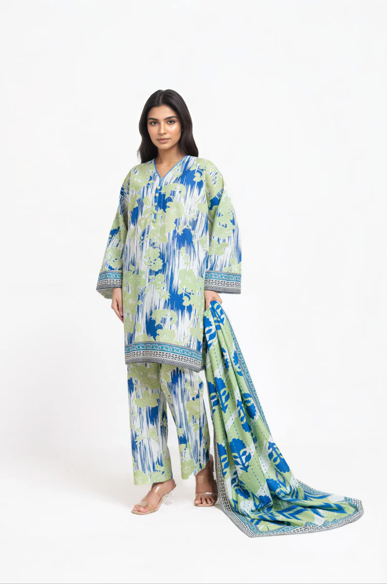 White-Khaddar-3 Piece (WP3PPBW25B10N1) - Image 5