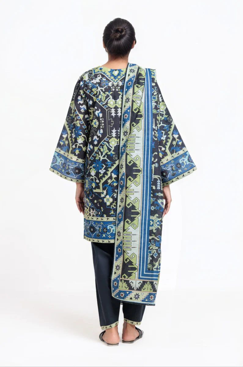 Black-Khaddar-3 Piece (WP3PPBW25B10N4) - Image 4