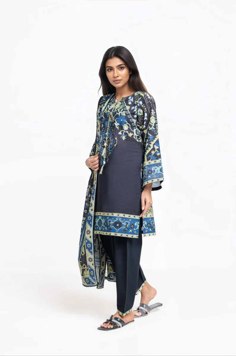 Black-Khaddar-3 Piece (WP3PPBW25B10N4) - Image 5