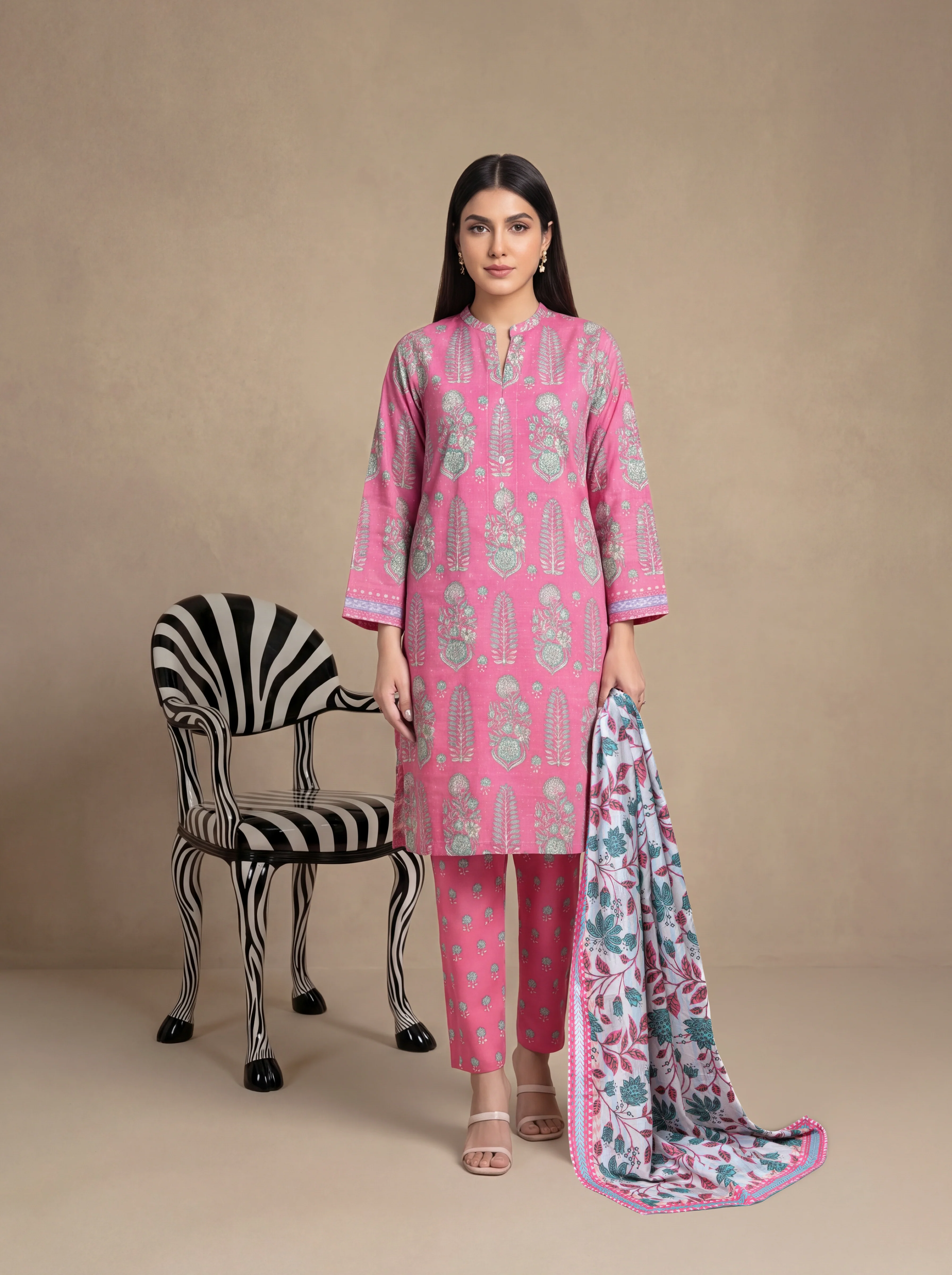 Pink-Dobby-3 Piece (WP3PPBW25B10N7)
