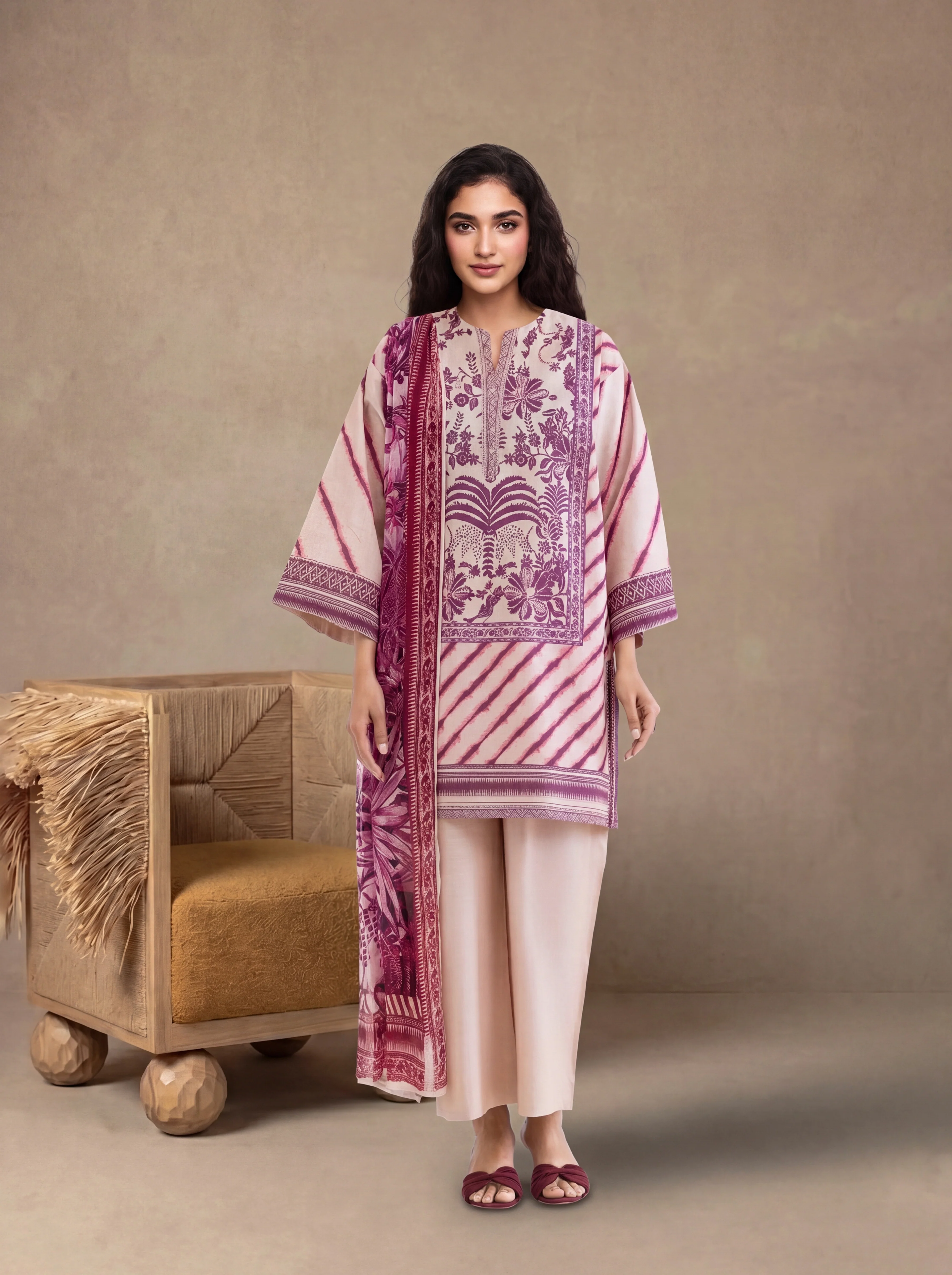 Tan-Slub-3 Piece (WP3PPBW25B11D1)