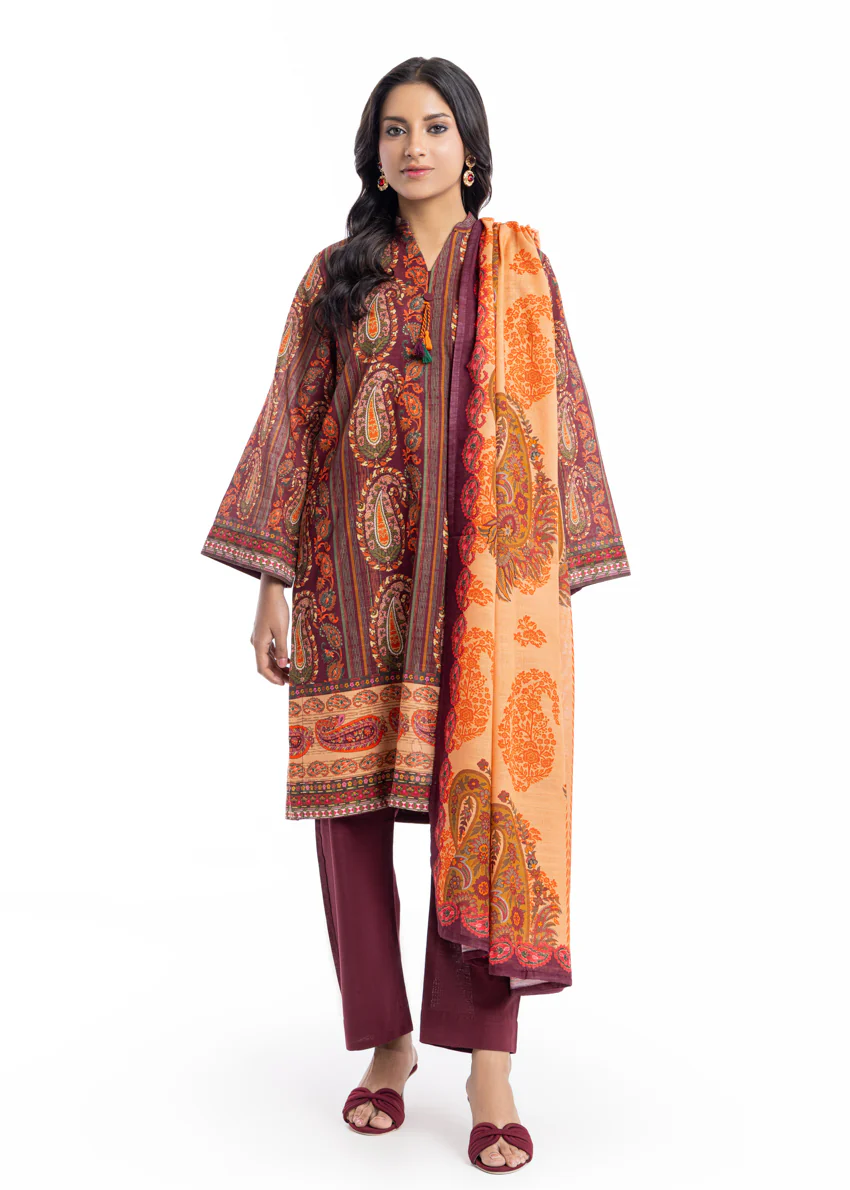 Multi-Khaddar-3 Piece (WP3PPBW25B11D16) - Image 2