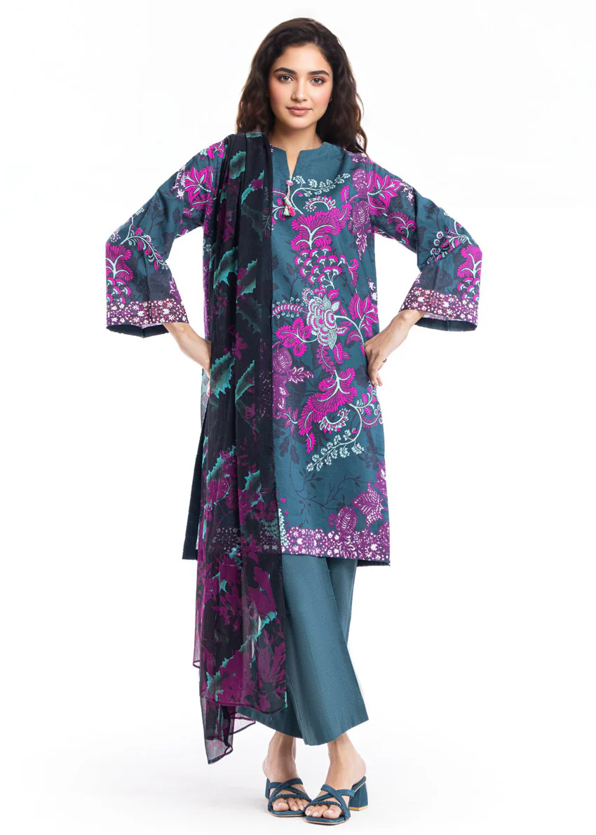 Teal-Slub-3 Piece (WP3PPBW25B11D3)