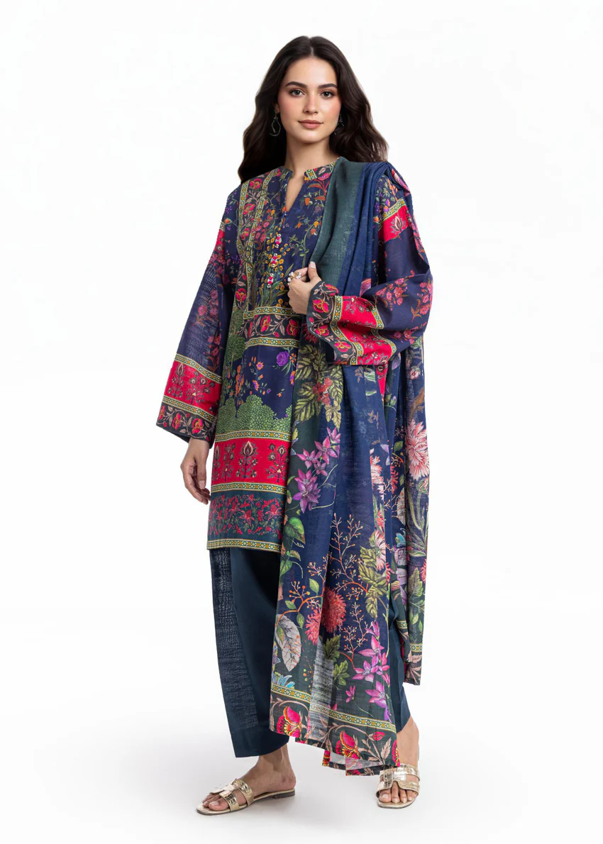 Multi-Khaddar-3 Piece (WP3PPBW25B11D4) - Image 3